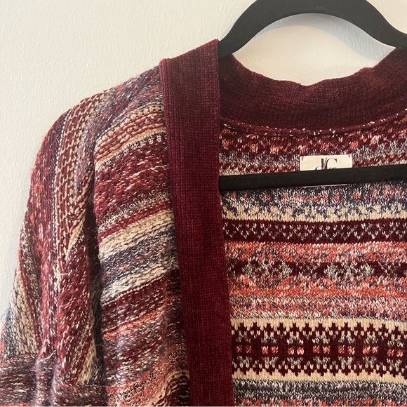 Warm Knitted Long Sweater Robe - Plus Size DC Jeans XL - Picture 2 of 4